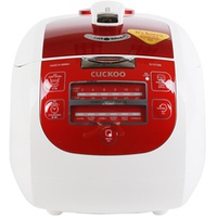 Nồi cơm áp suất điện tử Cuckoo CRP-G1015M 1.8L (Trắng Đỏ) - Hàng Chính Hãng