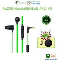 Tai nghe Gaming Razer Hammerhead Pro V2-In-Ear Headset - Hàng Chính Hãng - Bảo hành 24 tháng