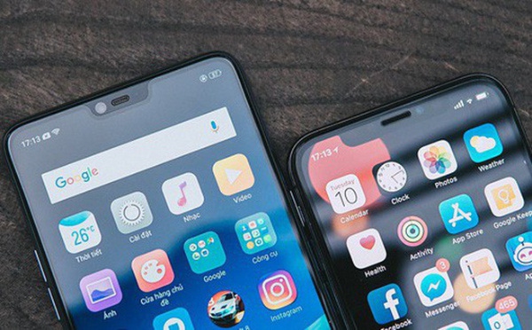 “Tai thỏ” của OPPO F7 và iPhone X - bạn thích thiết bị nào hơn?