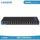 Switch LINKSYS LGS116 16-Port Gigabit - Hãng Phân Phối Chính Thức - Linksys LGS116-AP - Thế Giới Tin Học Store