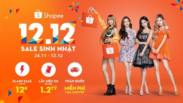 Thoải mái mua sắm thả ga cùng Shopee Sale 12.12